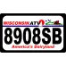 Wisconsin ATV License Plate Wisconsin ATV License Plate