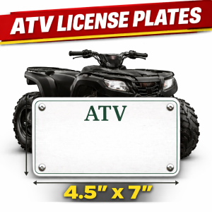 ATV License Plates ATV License Plates