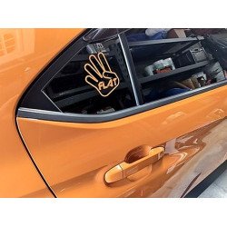 Subaru Flat 4 Hand Sticker Decal WRX STI Boxer Engine Car Window Vinyl Subaru Flat 4 Hand Sticker Decal WRX STI Boxer Engine Car Window Vinyl